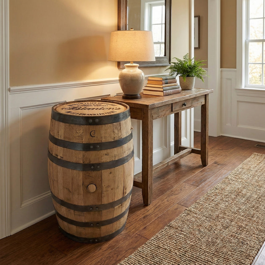 Clean Full Barrel With Logo Head