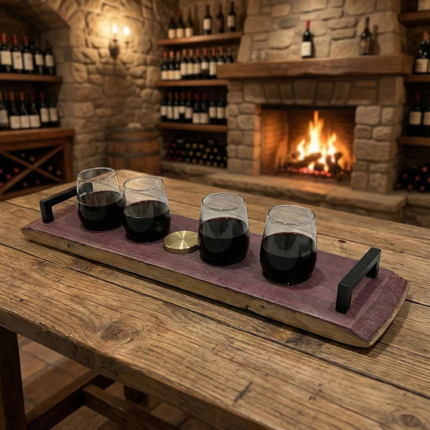 Wine Barrel Serving Board