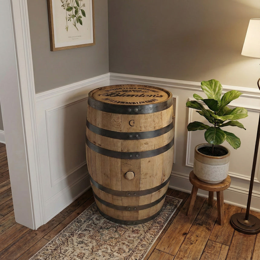 Clean Full Barrel With Logo Head