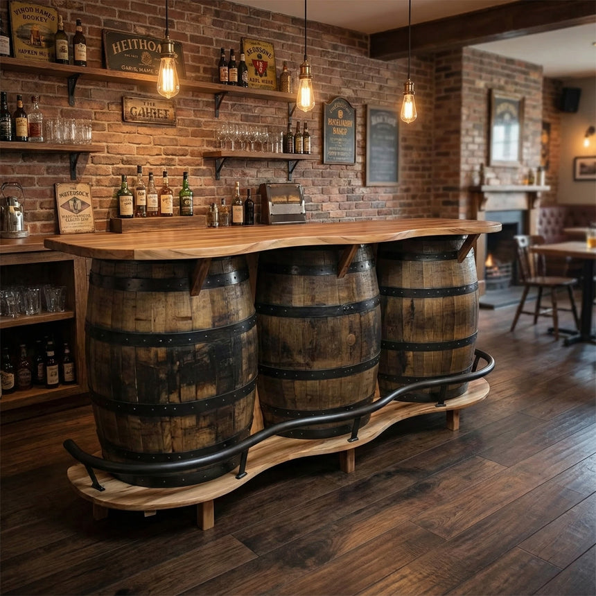 3 Barrels Bar Table