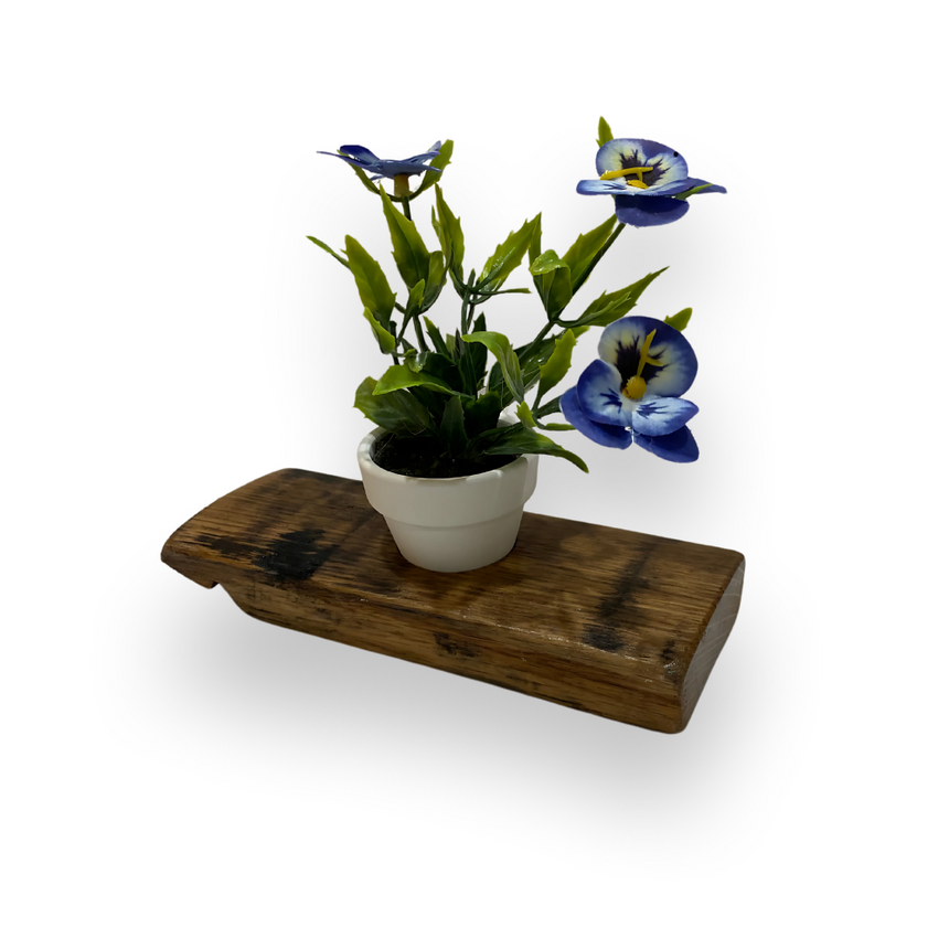 Single Bud Vase Whiskey Barrel Stave