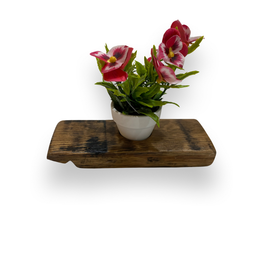 Single Bud Vase Whiskey Barrel Stave