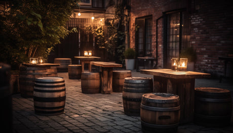 Creating an Outdoor Whiskey Barrel Bar You’ll Enjoy for Years