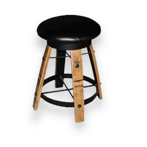 Bar Stool Cushioned Seat without Back