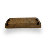 Charcuterie and Cheese Rectangle Wooden Serving Board, Full Size, Hand Made Solid Wood Construction