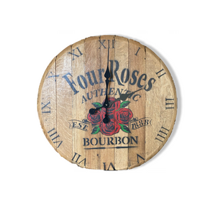 Four Rose Wall Clock