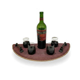 Wine Tasting tray - Wine Barrel Head