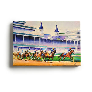 Canvas Wall Art 'Day at the Races'