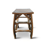 Whiskey Barrel Stave Bar Stool