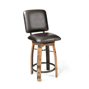 Bar Stool Cushioned Seat with Back Cushion