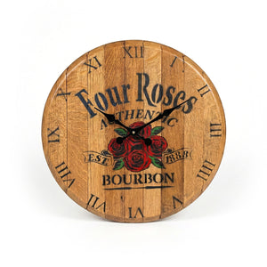 Four Rose Wall Clock