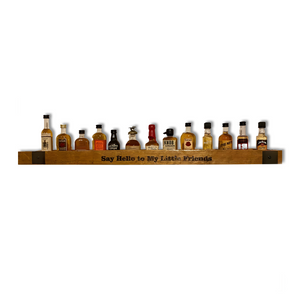 Whiskey Barrel Stave Shelf for Nippers