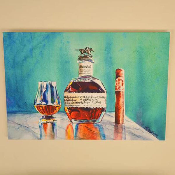 canvas wall art of your favorite bourbon