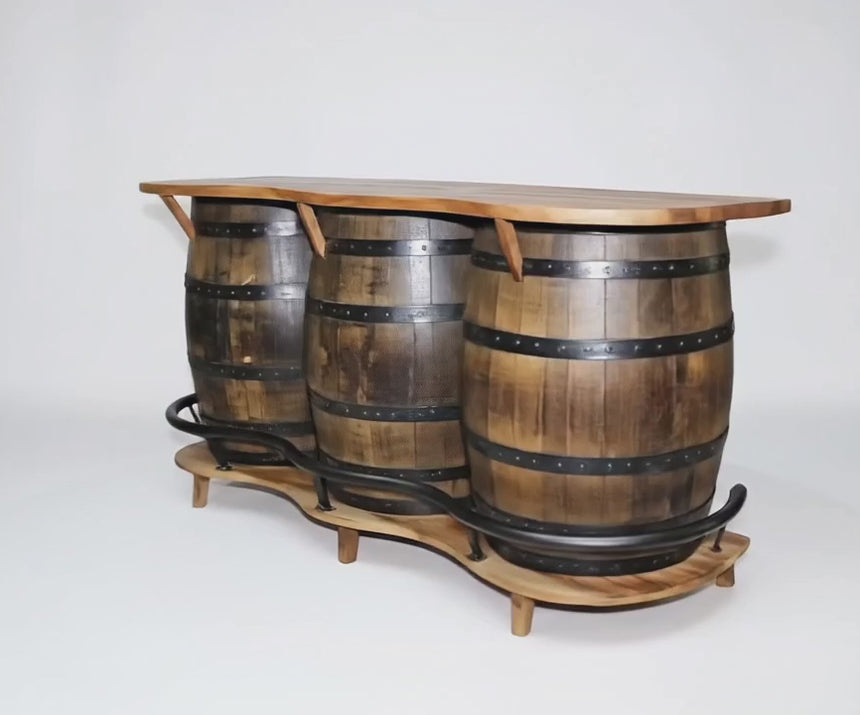 3 Barrels Bar Table