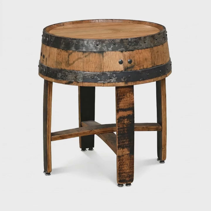 Barrel End Table