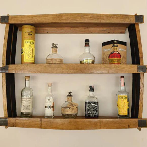 stave 3 tier shelf